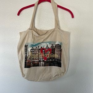 EUC Amsterdam Flitter Tote Bag Canvas